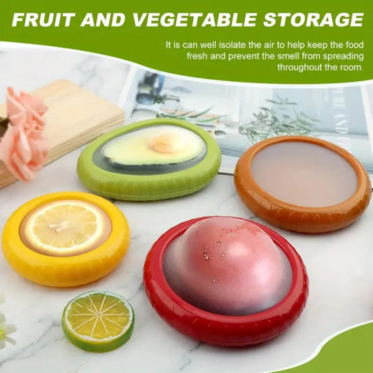 Silicone Fruit & Vegetable Fresh-Keeping Storage Containers