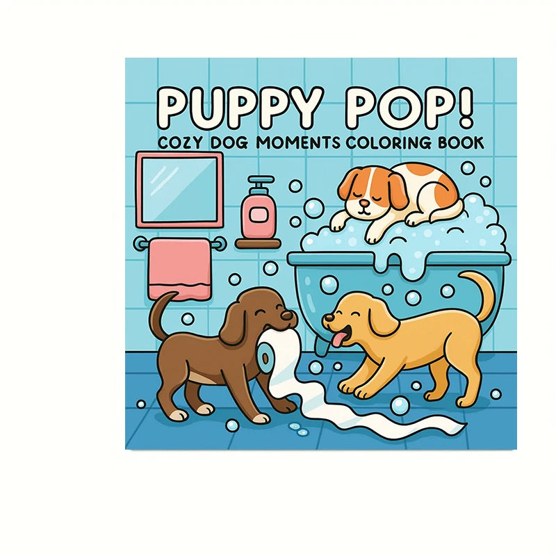 Cutie Pet Adult Colouring Book
