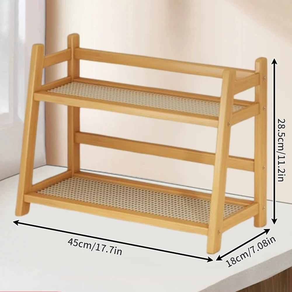 Bamboo Spice Rack Shelf