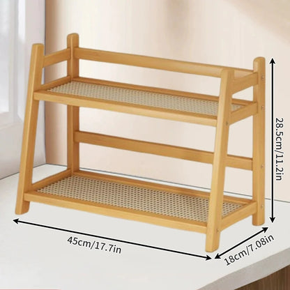 Bamboo Spice Rack Shelf