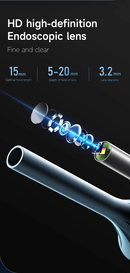 HD Digital Ear Camera Otoscope with Display