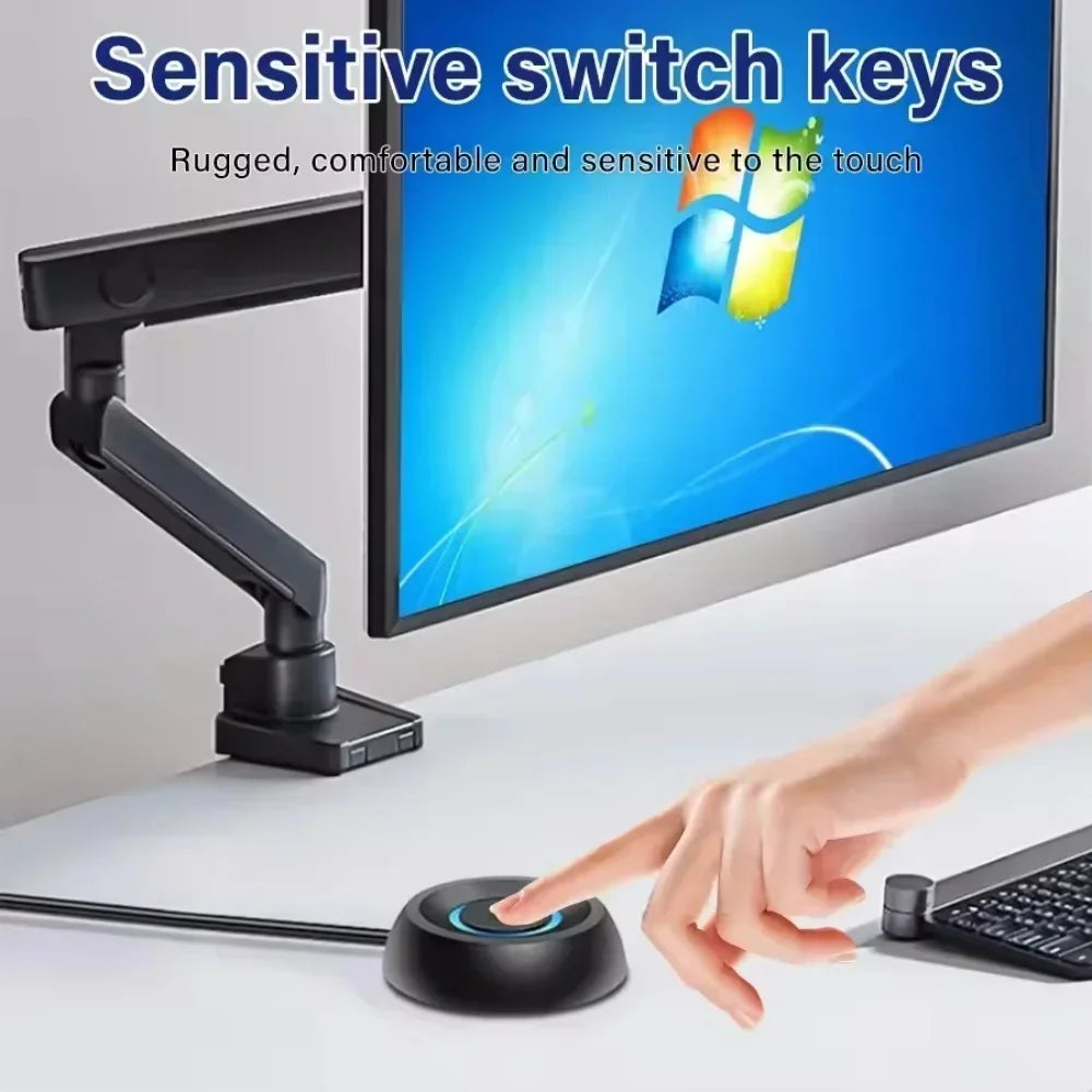 External PC Power Switch Button with LED