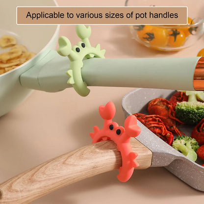 Crab Shaped Silicone Utensil Rest Holder