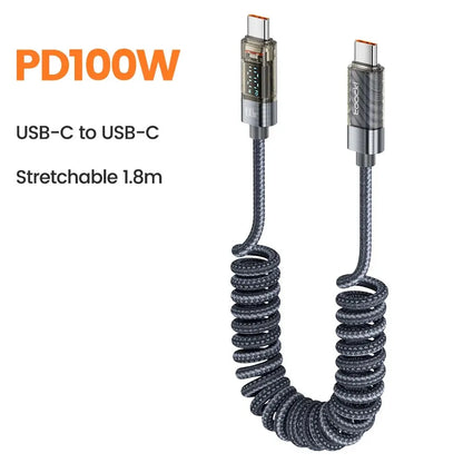 100W USB-C to USB-C Digital Display Cable