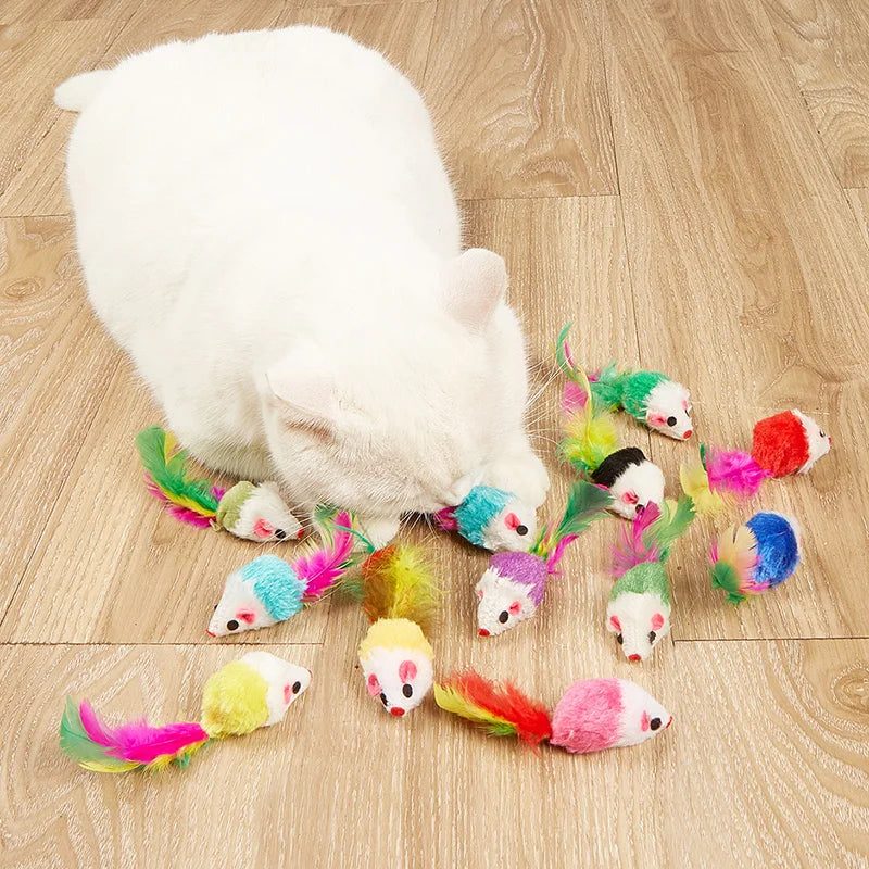 Pet Cat Rabbit Fur Mouse Toy