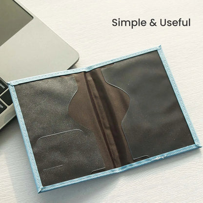 World Map PU Leather Passport Holder