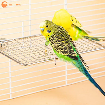 Stainless Steel Parrot Cage Platform Stand