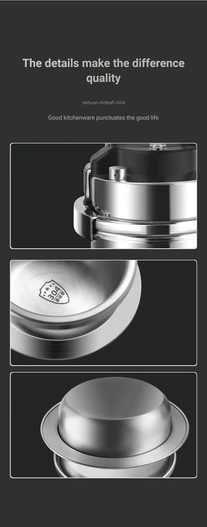 Portable Stainless Steel Pressure Cooker