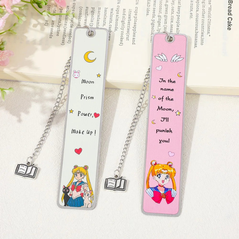 Moon Princess Warrior Metal Bookmark Set