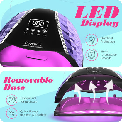 DianaBeauty UV LED Nail Lamp With Auto Motion Sensor