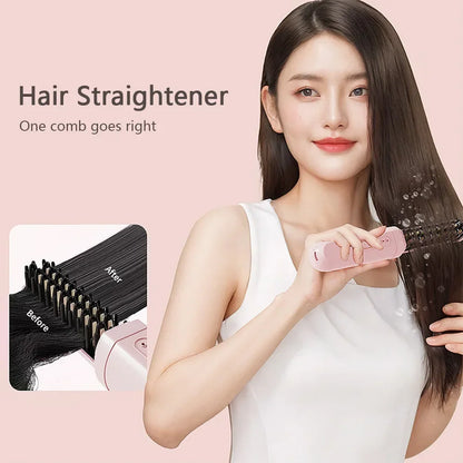 Mini Negative Ion Hair Straightening Comb