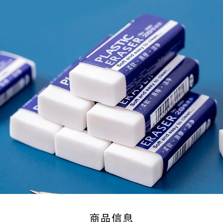 White Exam Eraser for Clean Pencil Corrections