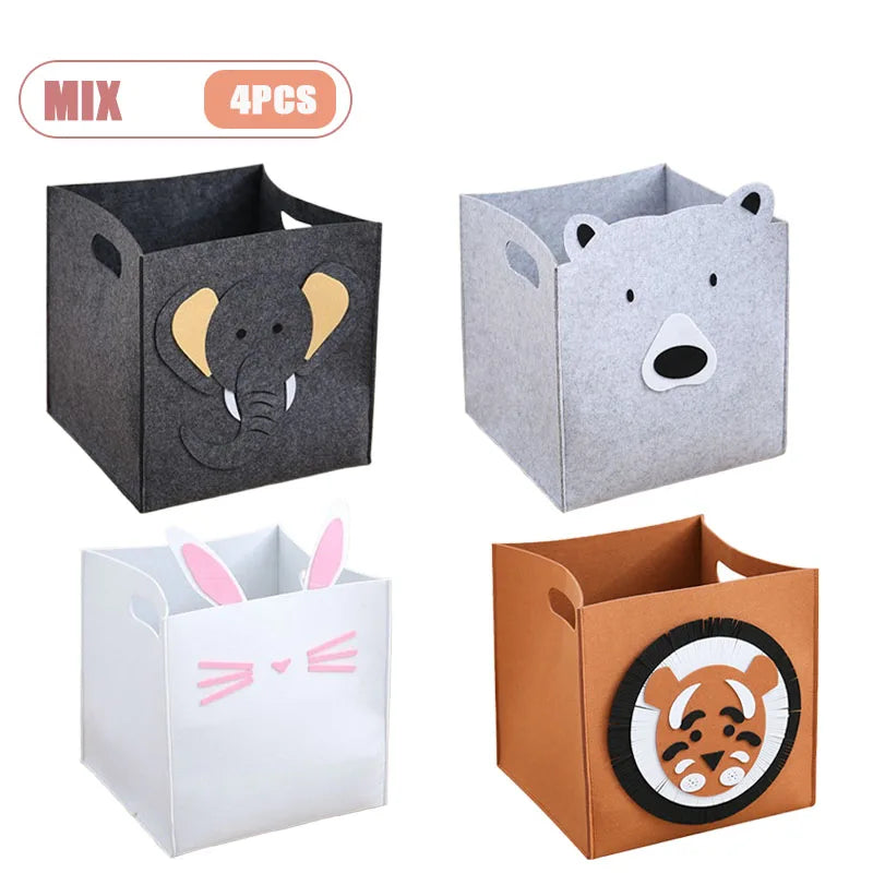 Felt Pet Toy & Household Storage Basket