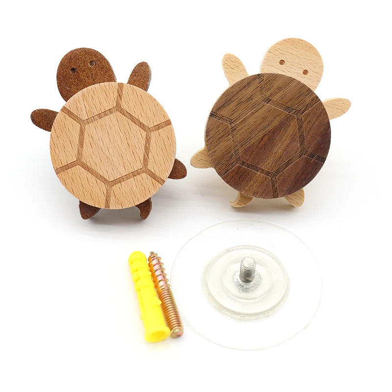 Wooden Turtle Wall Hook