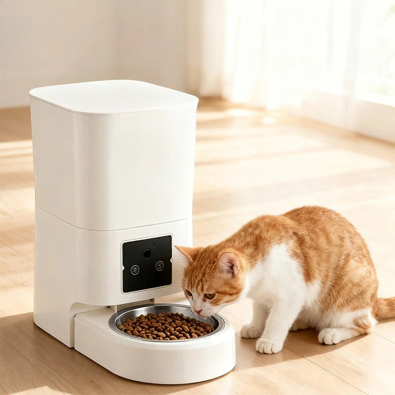 Programmable Timed Dry Food Dispenser for Cats & Small Dogs
