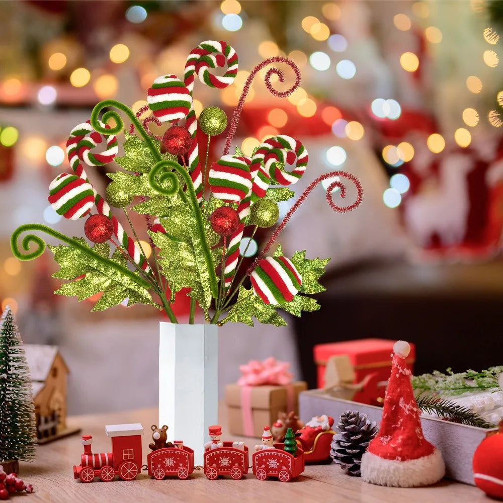 Sparkling Candy Twirl Christmas Ornament