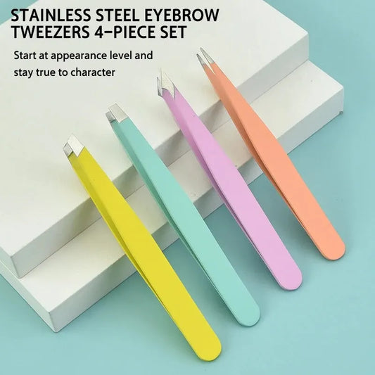 Stainless Steel Eyebrow Tweezers