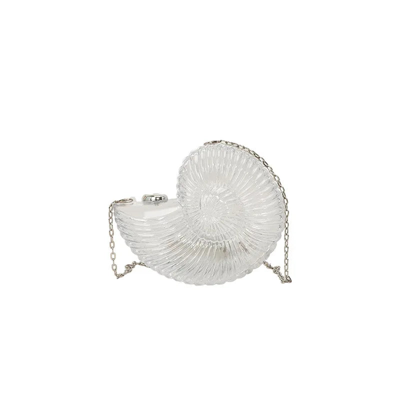 Seashell Acrylic Evening Bag