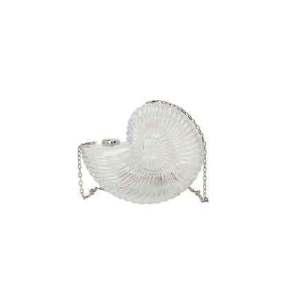 Seashell Acrylic Evening Bag