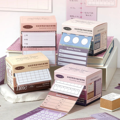 Morandi Time Management Sticky Notes Planner Set