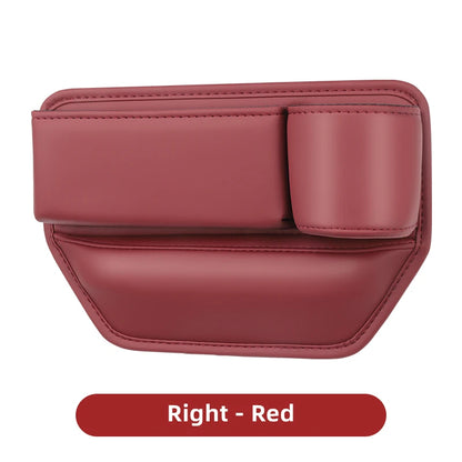 Leather Car Seat Gap Organizer Box