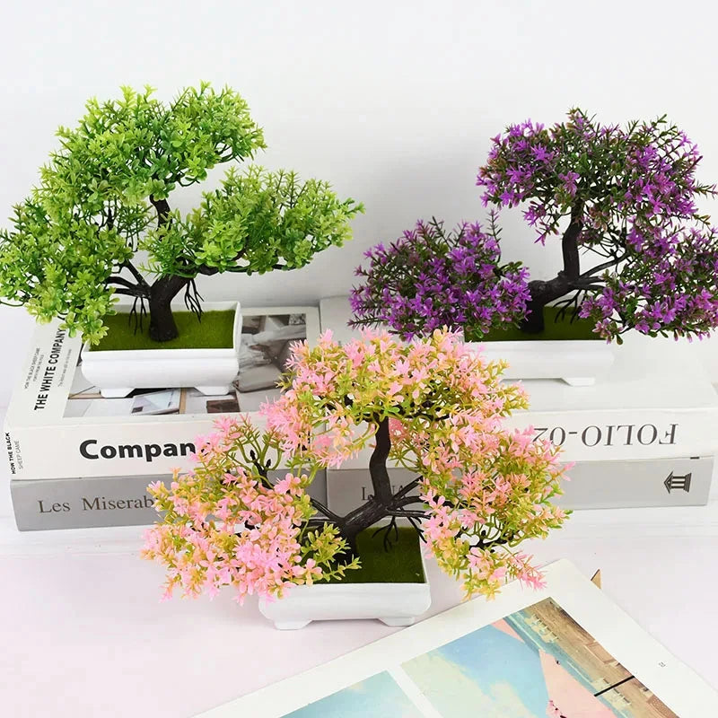 Artificial Bonsai Tree in Decorative Pot