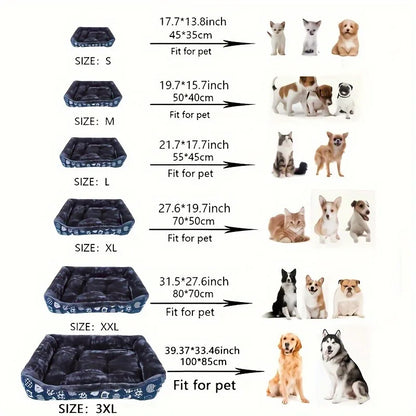 Plush Orthopedic Pet Sofa Bed