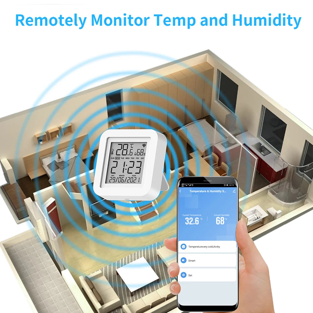 Smart WiFi Temperature & Humidity Monitor