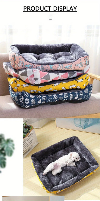 Plush Orthopedic Pet Sofa Bed