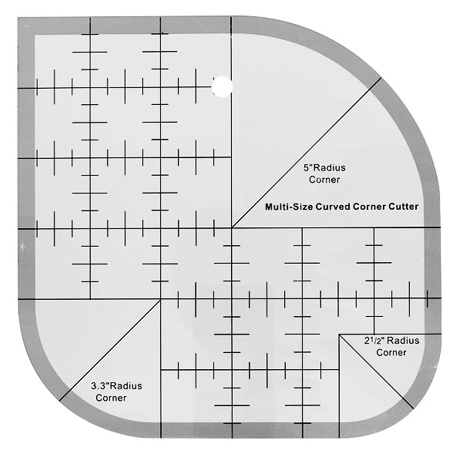 Curved Corner Quilting Ruler