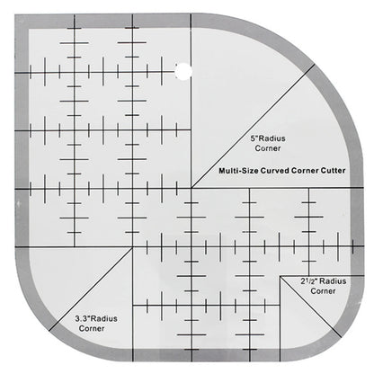 Curved Corner Quilting Ruler