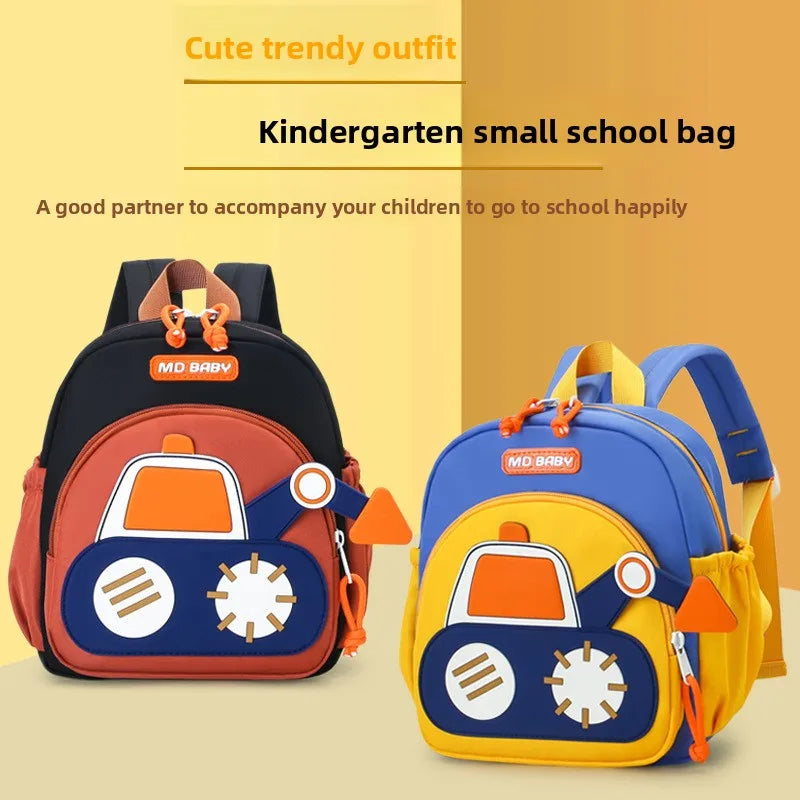 Kids Construction Truck School Backpack