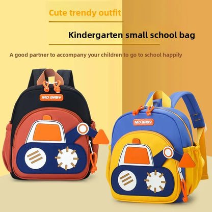 Kids Construction Truck School Backpack