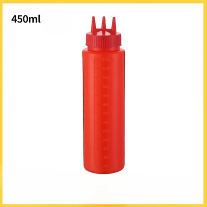 3-Hole Squeeze Condiment Bottle