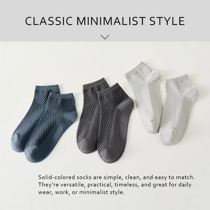 Men’s Bamboo Ankle Socks 5 Pairs