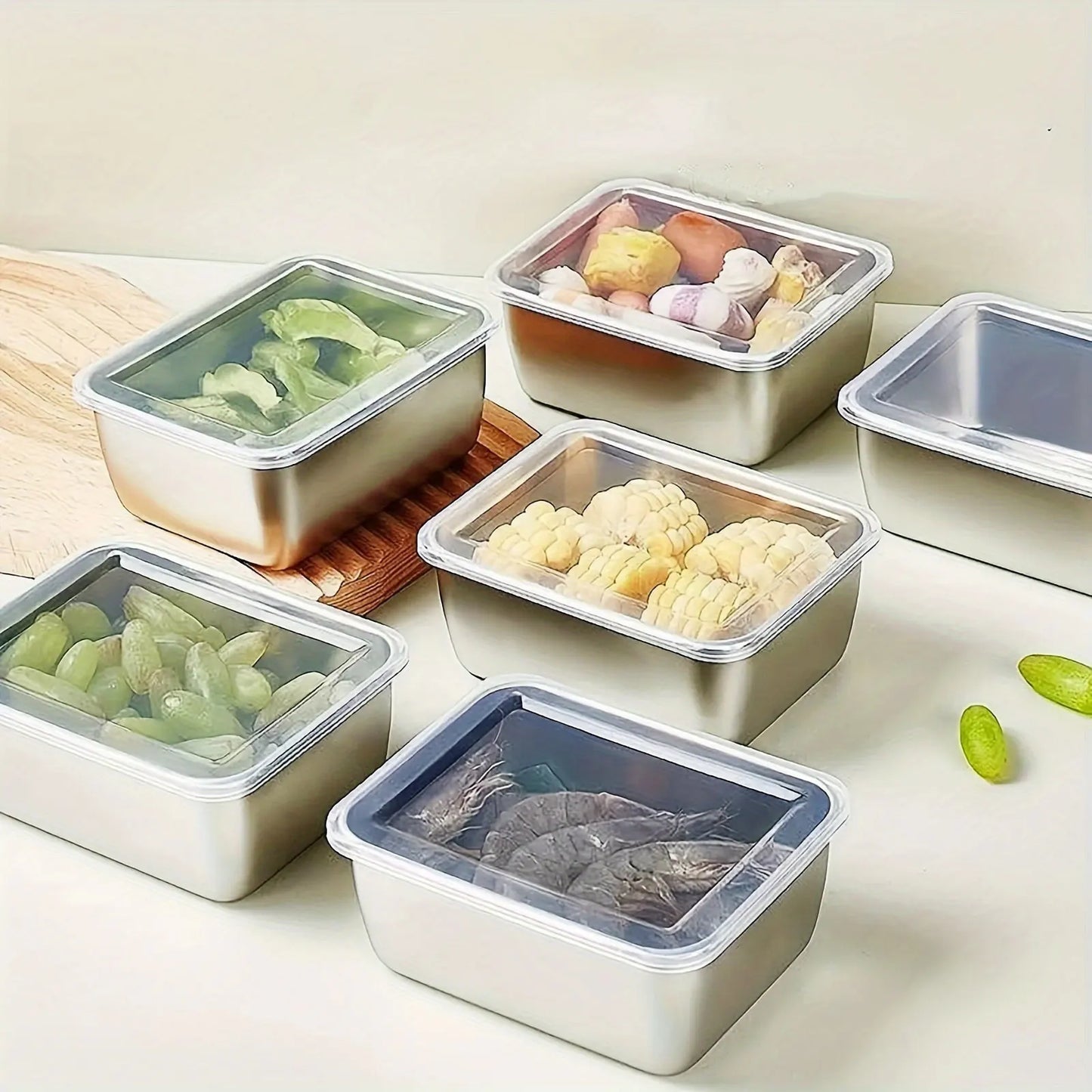 Stainless Steel Fresh-Keep Food Storage Container