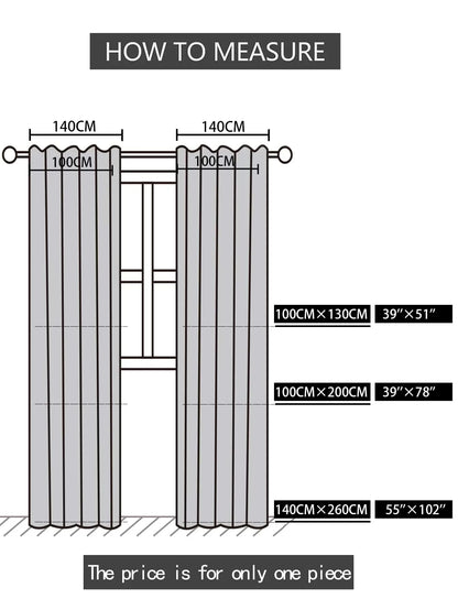White Sheer Mesh Curtains