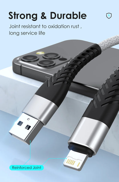 USB-A to Lightning Fast Charging Cable