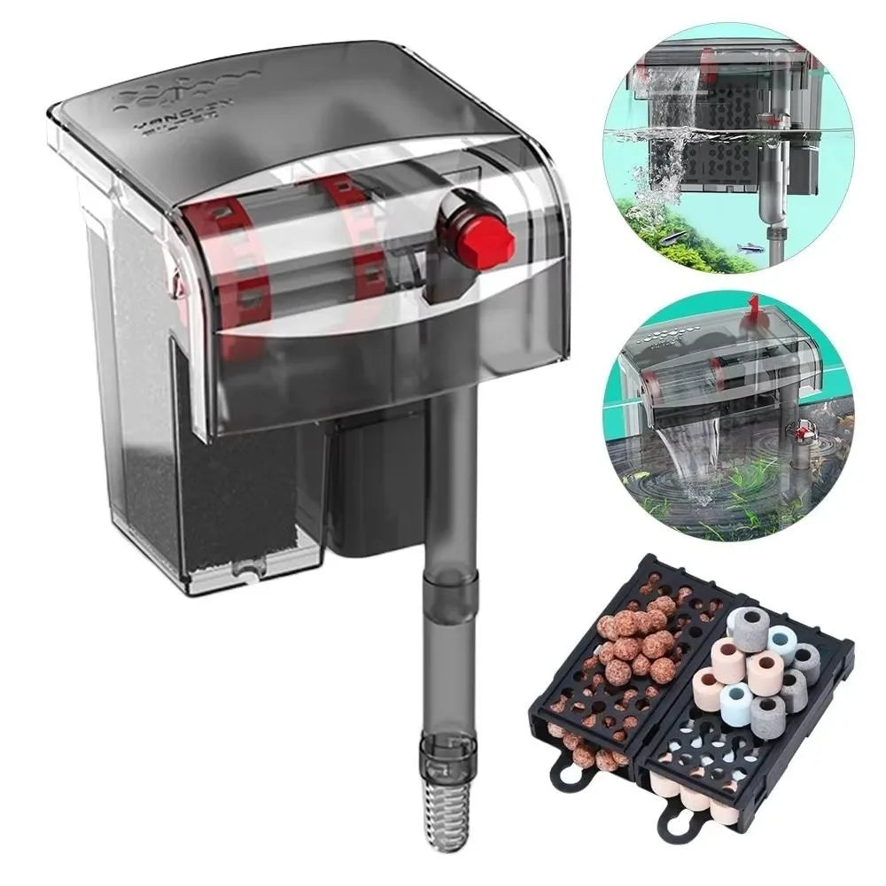 3-in-1 Internal Aquarium Filter Pump