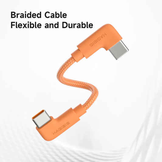 Hagibis USB-C to USB-C Magnetic Right Angle Cable
