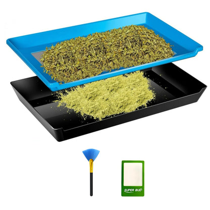 Herb Trimming Tray Kit with 150 Micron Screen