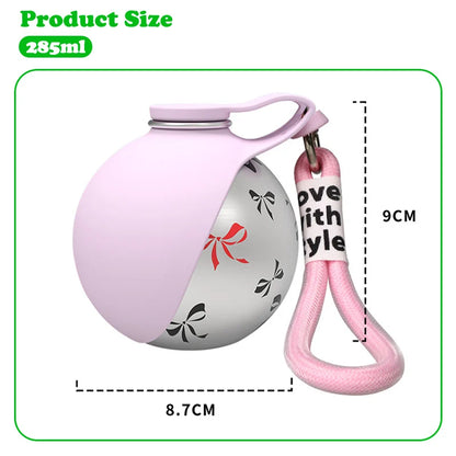 Leak-Proof Travel Water Bottle & Foldable Drinking Bowl for Dogs and Cats