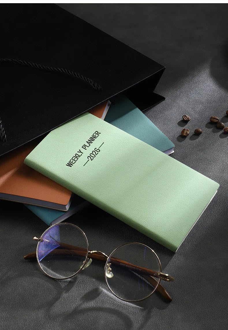 A6 Morandi Daily Planner & Weekly Organizer Notebook