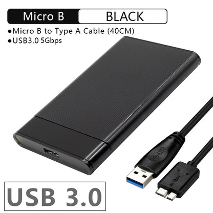 USB 3.0 2.5” SATA External Hard Drive Enclosure