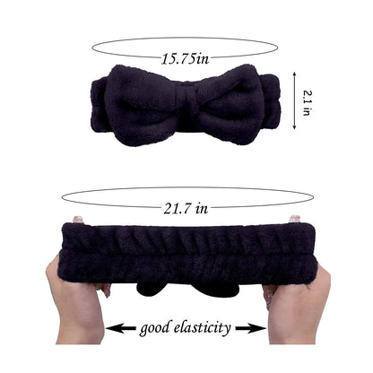 3Pcs/Set Face Wash Wristband Headband Set