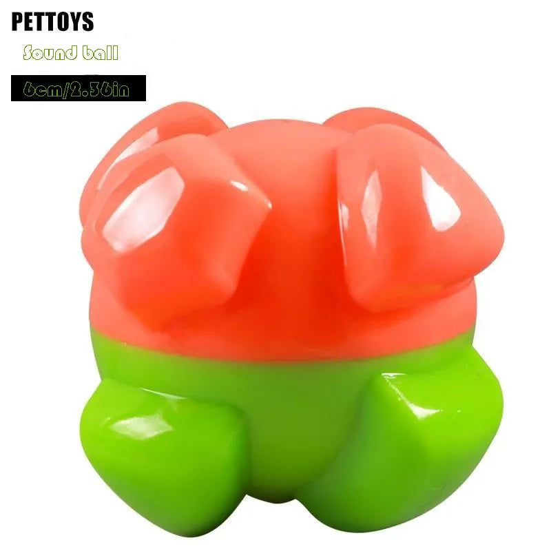 Interactive Rubber Squeaky Dog Toy