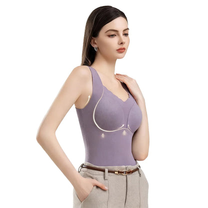 No-Bra Needed Heated Style Thermal Camisole
