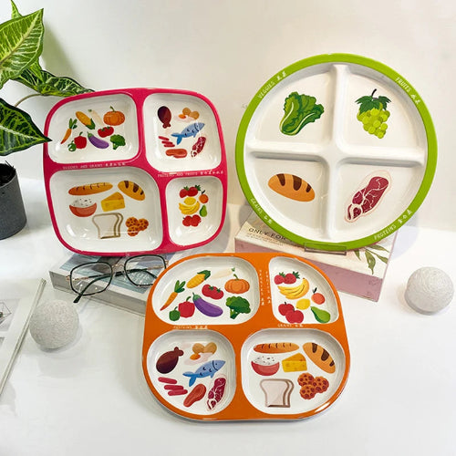 Melamine Divided Dinner Plate