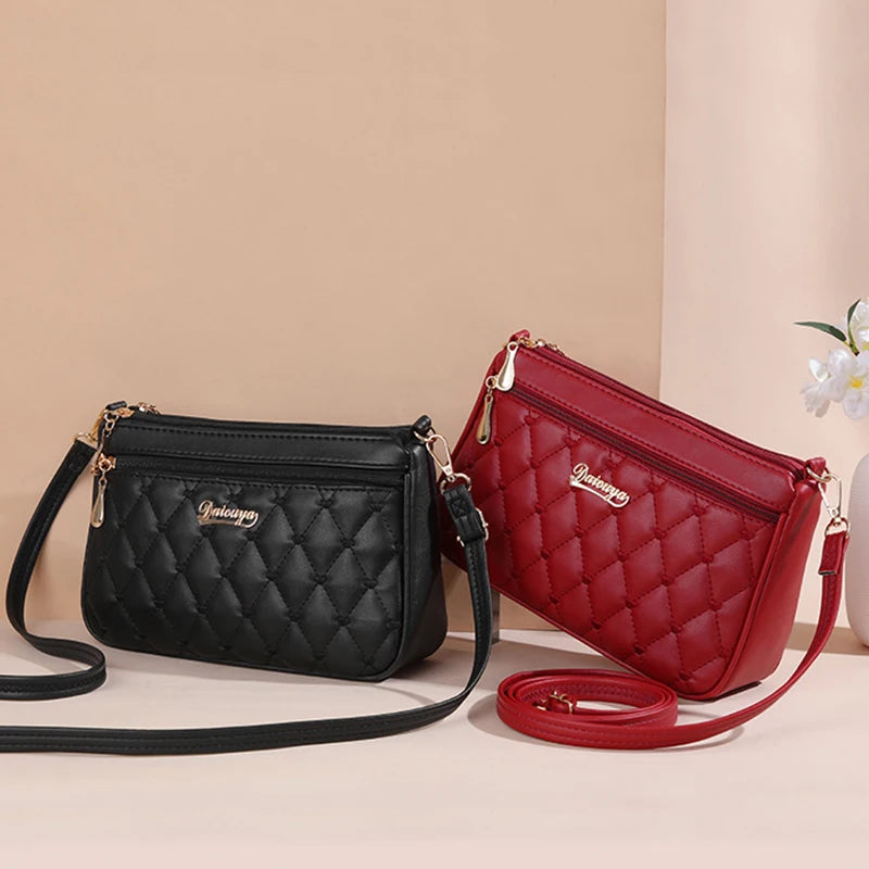 Embroidered Satchel Handbag