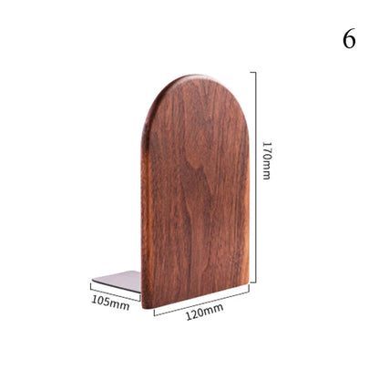 Natural Wooden Bookends